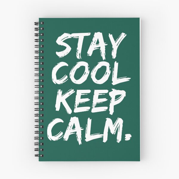 Item preview, Stay Cool Keep Calm Bold Brush Typography designed and sold by NosandEdgy.