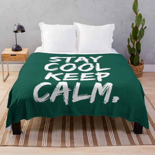 Item preview, Stay Cool Keep Calm Bold Brush Typography designed and sold by NosandEdgy.