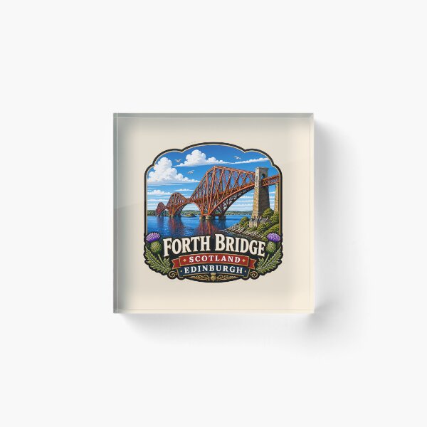 Item preview, Forth Bridge, Edinburgh Scotland designed and sold by Myra365Art.