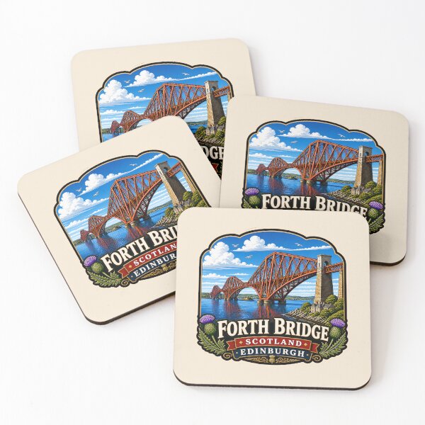 Item preview, Forth Bridge, Edinburgh Scotland designed and sold by Myra365Art.