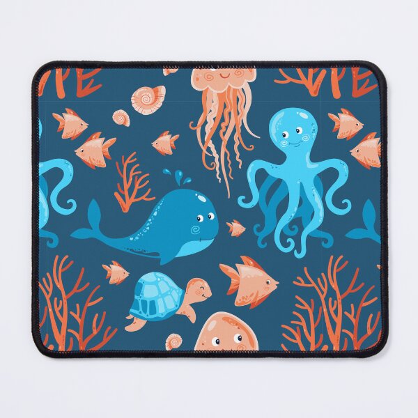 Item preview, Cute Underwater World, Whale, Octopus, Jellyfish, Fish, Seashell, Coral designed and sold by CHERRY--SHOP.
