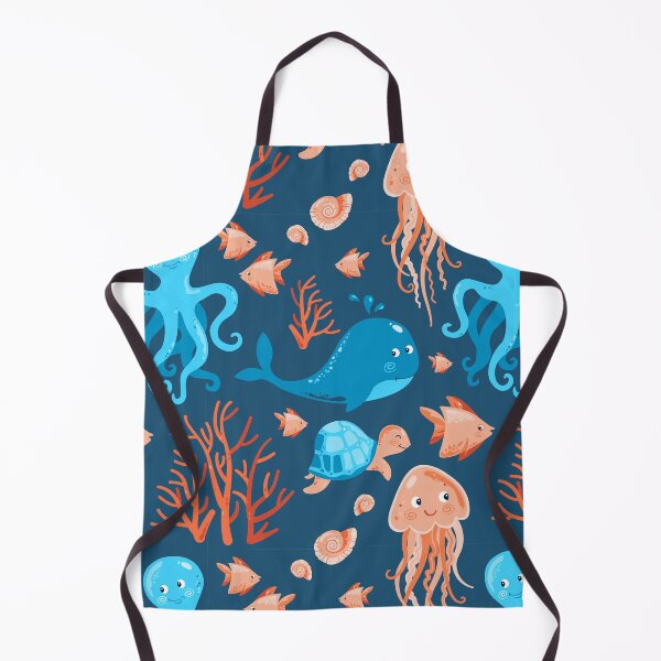 Item preview, Cute Underwater World, Whale, Octopus, Jellyfish, Fish, Seashell, Coral designed and sold by CHERRY--SHOP.