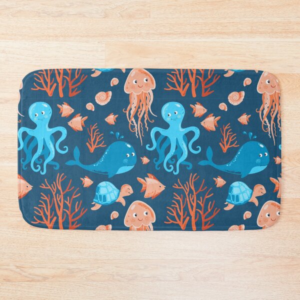 Item preview, Cute Underwater World, Whale, Octopus, Jellyfish, Fish, Seashell, Coral designed and sold by CHERRY--SHOP.