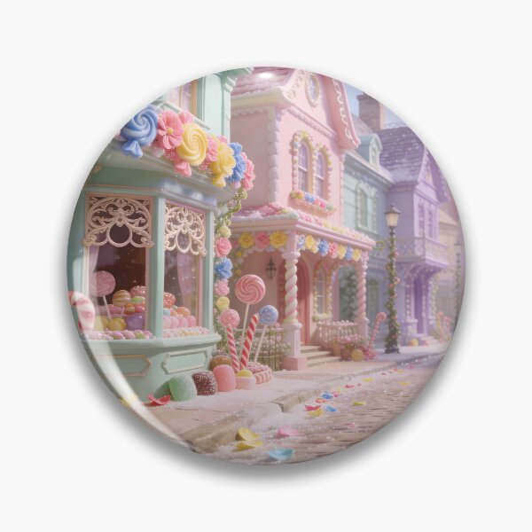 Item preview, Enchanted Candy Land Village, Dreamy Sugar-Coated World Wall Decor designed and sold by BlareBlare.