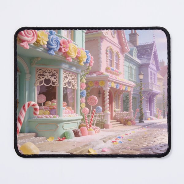 Item preview, Enchanted Candy Land Village, Dreamy Sugar-Coated World Wall Decor designed and sold by BlareBlare.