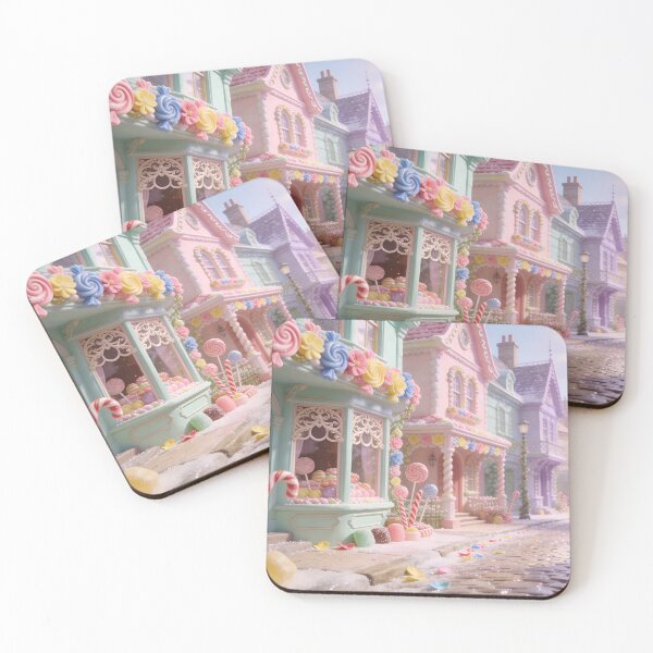 Item preview, Enchanted Candy Land Village, Dreamy Sugar-Coated World Wall Decor designed and sold by BlareBlare.