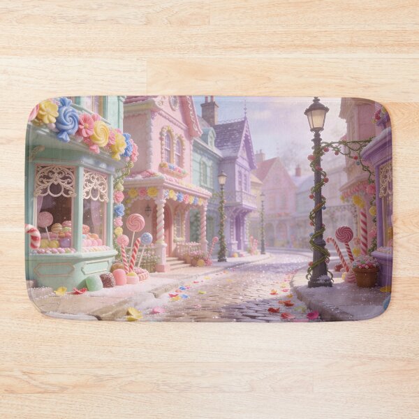 Item preview, Enchanted Candy Land Village, Dreamy Sugar-Coated World Wall Decor designed and sold by BlareBlare.