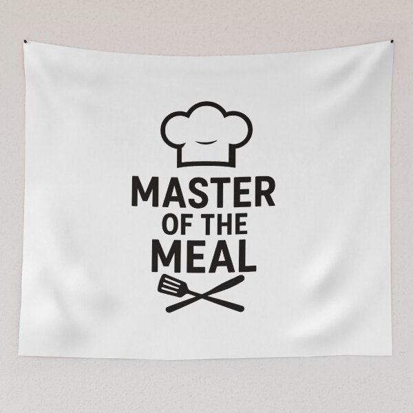 Item preview, Master of the Meal Chef Hat Cooking Design designed and sold by tineldesign.