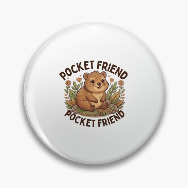 Item preview, pocket friend hyrax designed and sold by cloudzer0000.