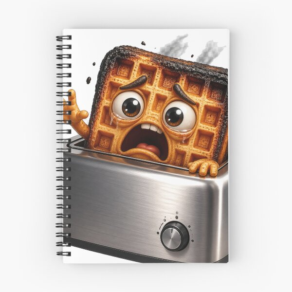 Item preview, Scared Waffle in Toaster designed and sold by jgvisualarts.