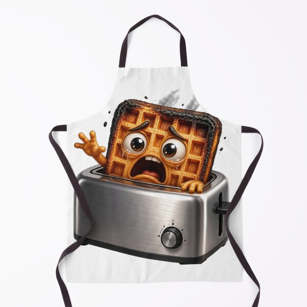 Item preview, Scared Waffle in Toaster designed and sold by jgvisualarts.
