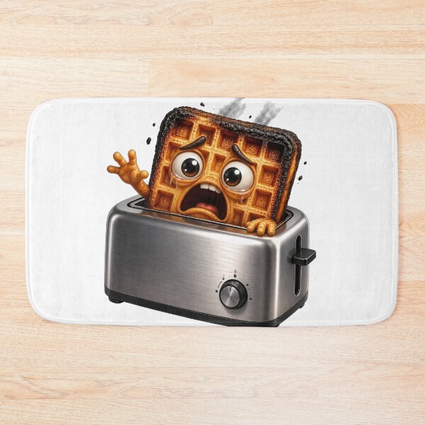 Item preview, Scared Waffle in Toaster designed and sold by jgvisualarts.