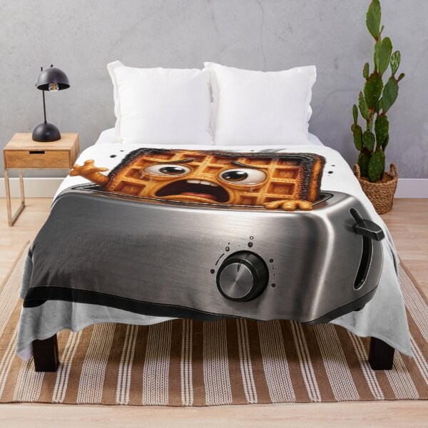 Item preview, Scared Waffle in Toaster designed and sold by jgvisualarts.