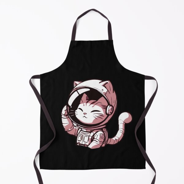 Item preview, Kawaii Pink Feline Astronaut designed and sold by Emegan Print Art.
