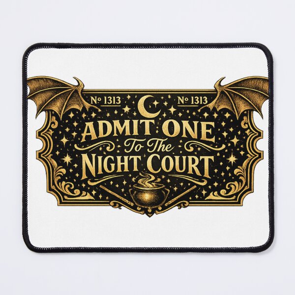 Item preview, Night Court Ticket Fantasy Book Art designed and sold by Art by Debasish.
