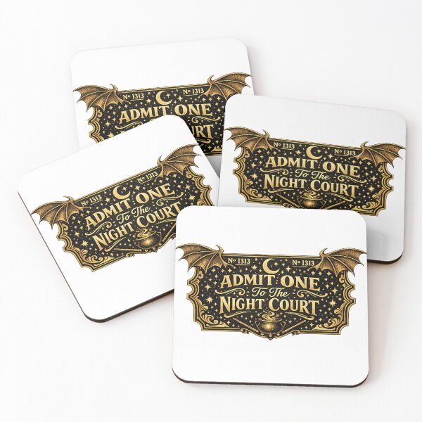 Item preview, Night Court Ticket Fantasy Book Art designed and sold by Art by Debasish.