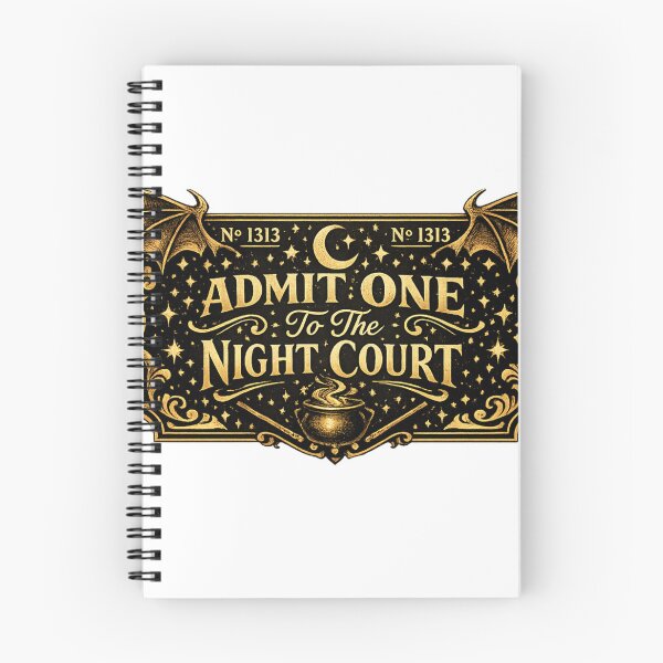 Item preview, Night Court Ticket Fantasy Book Art designed and sold by Art by Debasish.