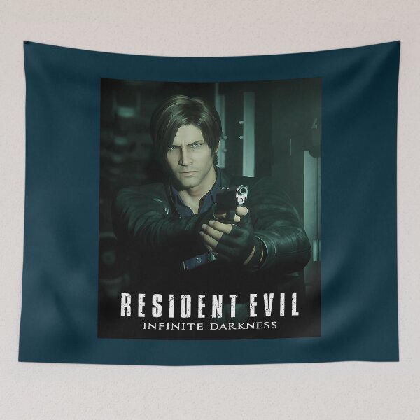 Item preview, Beautiful Model Leon Survival Horror Video Game Kennedy Retro Wave designed and sold by KanteMcHexan.