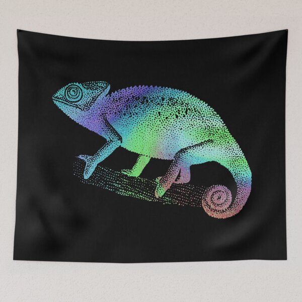 Item preview, Colorful Chameleon Tropical Jungle Reptile Design designed and sold by trajeado14.