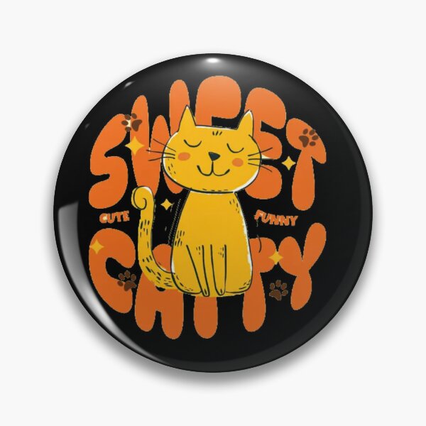 Item preview, Sweet Catty – Cute Funny Yellow Cat Illustration designed and sold by GenZFashion000.