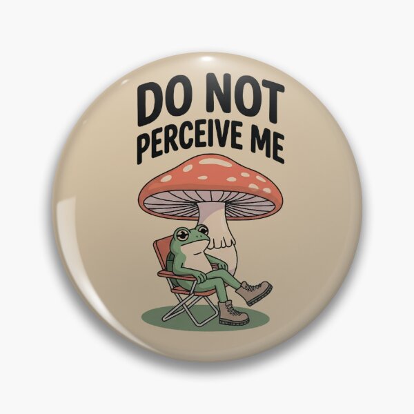 Item preview, Do Not Perceive Me - introverts / anxiety Frog Meme Tee designed and sold by ZyxDes.