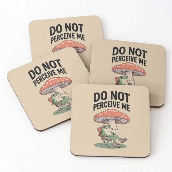 Item preview, Do Not Perceive Me - introverts / anxiety Frog Meme Tee designed and sold by ZyxDes.