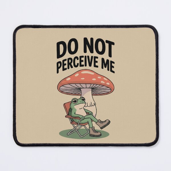 Item preview, Do Not Perceive Me - introverts / anxiety Frog Meme Tee designed and sold by ZyxDes.