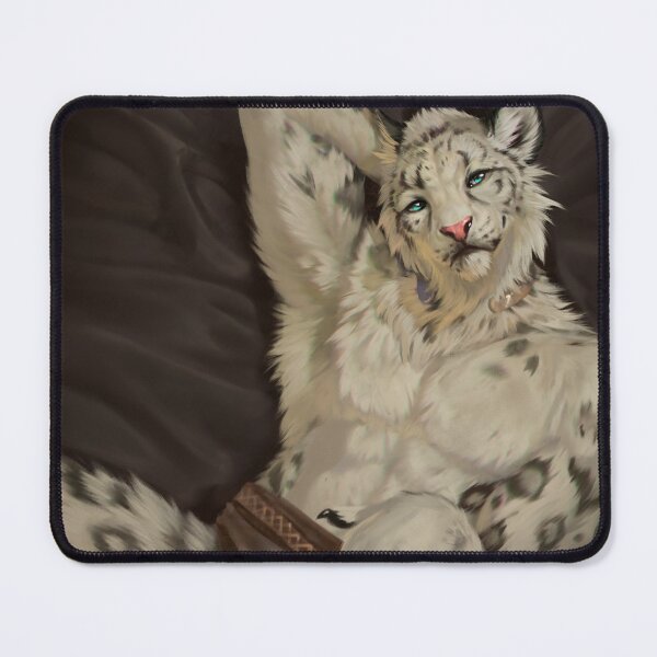 Item preview, Anthro Snow Leopard Fantasy Art Print designed and sold by Royzart.