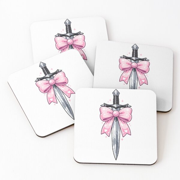 Item preview, Fantasy Sword With Cute Pink Bow designed and sold by Art by Debasish.