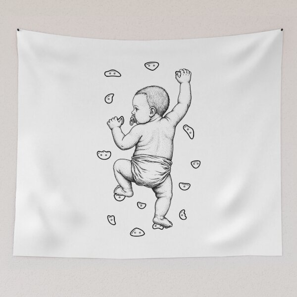 Item preview, Rock Climber Indoor Wall Climbing Baby Funny Climbers designed and sold by GrandeDuc.