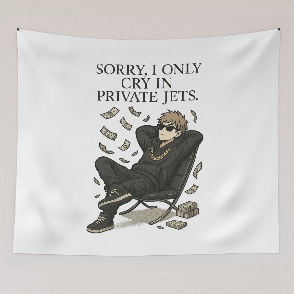 Item preview, Cry in Private Jets designed and sold by Velvet-motive.