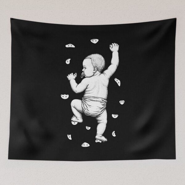 Item preview, Rock Climber Indoor Wall Climbing Baby Funny Climbers designed and sold by GrandeDuc.