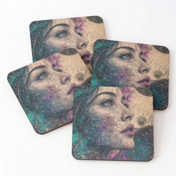 Item preview, Cosmic Mind – Celestial Map Portrait designed and sold by lbm68.