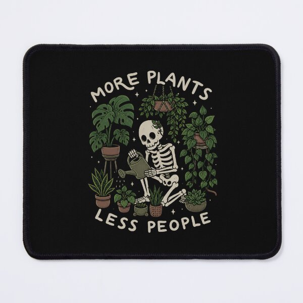 Item preview, More Plants Less People Skeleton Art designed and sold by VisualPretty.