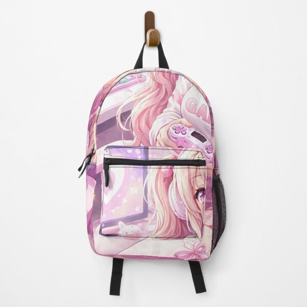 Item preview, Cute Gamer Girl Anime Aesthetic – Kawaii Gaming Setup Pink Egirl Art designed and sold by AnimDream .