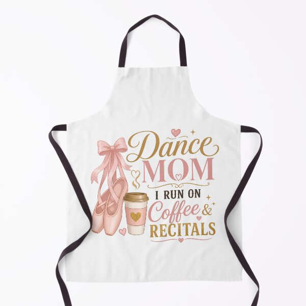 Item preview, Dance Mom I Run On Coffee & Recitals — Ballet Shoes Pink Glam Graphic designed and sold by HobsS.