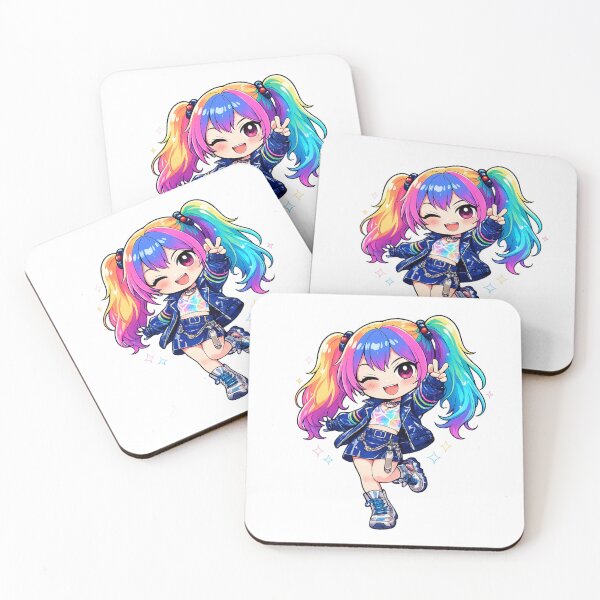 Item preview, Jisola Chibi Anime Girl – Éthos Kawaii Idol Character designed and sold by KIKABUM.