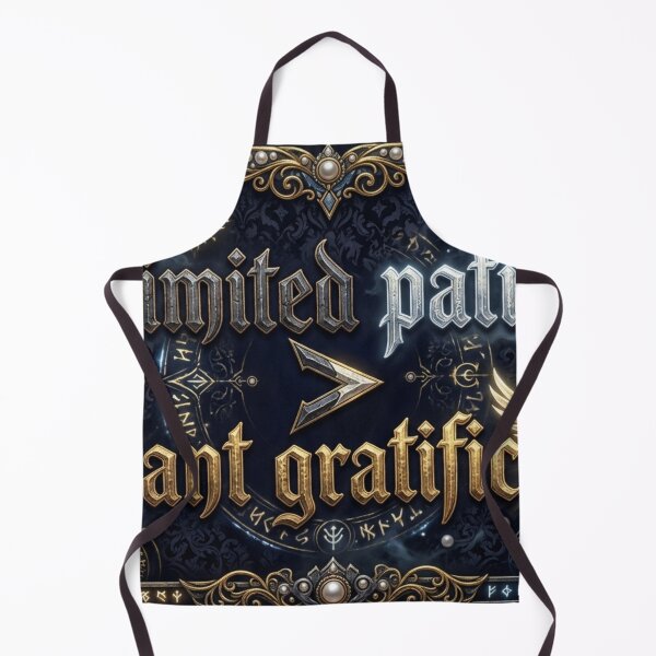 Item preview, Inspirational Quotes, Unlimited Patience over Instant Gratification designed and sold by Uniqueartai.