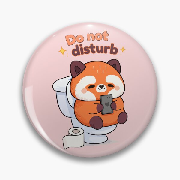 Item preview, Red Panda on Toilet designed and sold by RedpandasMerch.