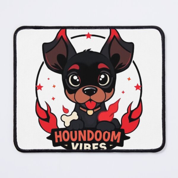 Item preview, Kawaii Fire Dog Cartoon Puppy Red Flame Style designed and sold by MystiColo.