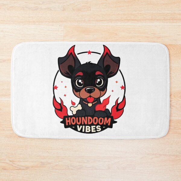 Item preview, Kawaii Fire Dog Cartoon Puppy Red Flame Style designed and sold by MystiColo.
