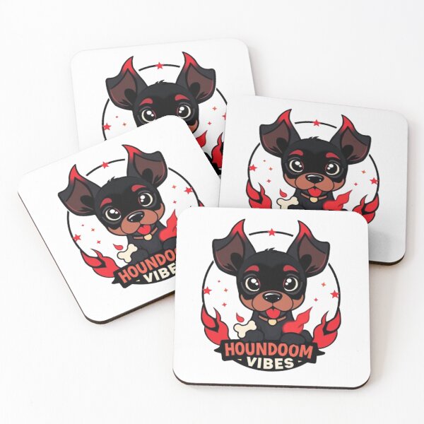 Item preview, Kawaii Fire Dog Cartoon Puppy Red Flame Style designed and sold by MystiColo.