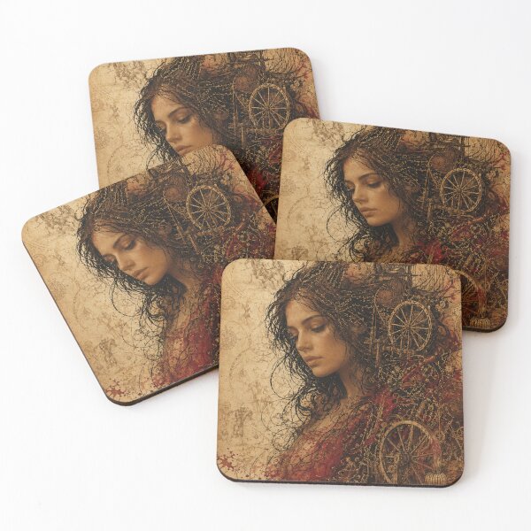 Item preview, Threads of Time – Steampunk Memory Portrait designed and sold by lbm68.
