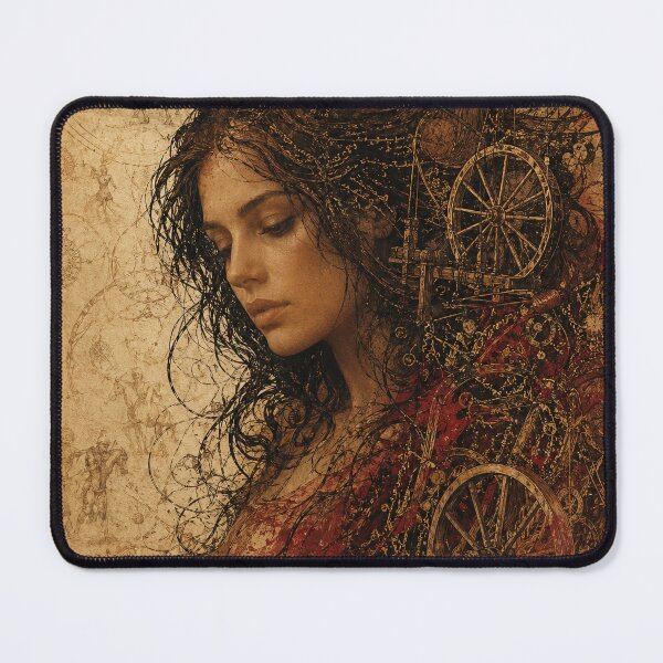 Item preview, Threads of Time – Steampunk Memory Portrait designed and sold by lbm68.