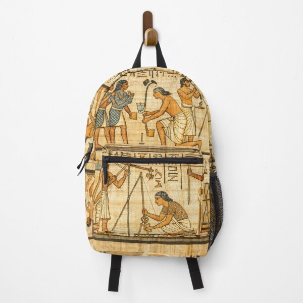 Item preview, Ancient Egyptian Papyrus Work Scenes | Anubis Egypt Life Illustration designed and sold by Queen Cleopatra.