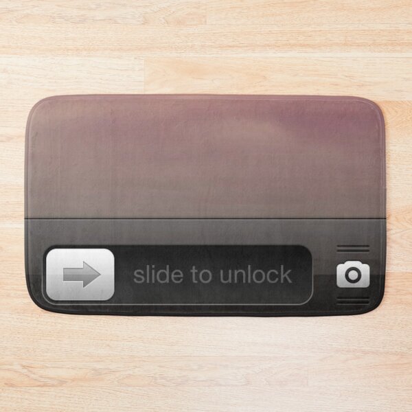 Item preview, “slide to unlock” old phone screensaver designed and sold by meuliasshop.