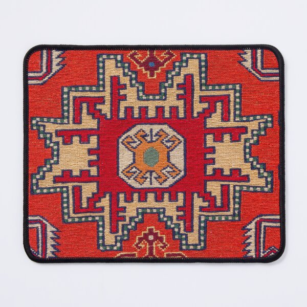 Item preview, Red Tribal Geometric Rug Ethnic Pattern designed and sold by Peac7e.