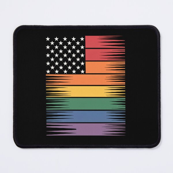 Item preview, Rainbow Stars and Stripes LGBTQ+ American Pride Flag designed and sold by Say It With Ink.