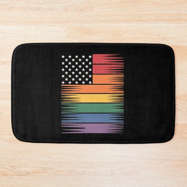Item preview, Rainbow Stars and Stripes LGBTQ+ American Pride Flag designed and sold by Say It With Ink.