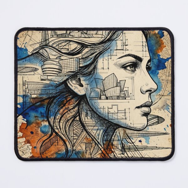 Item preview, Urban Blueprint – City Within Portrait designed and sold by lbm68.